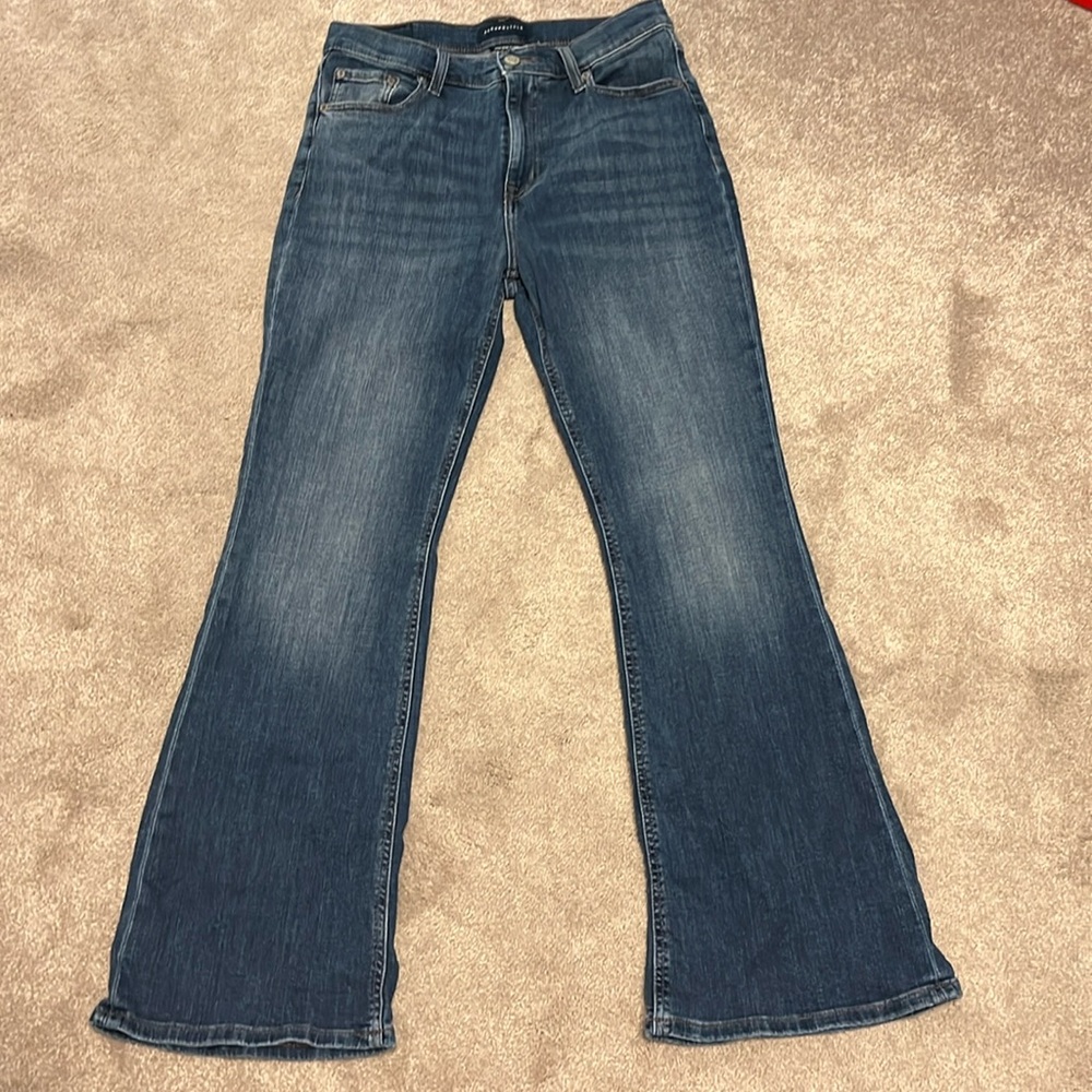 High rise are jeans